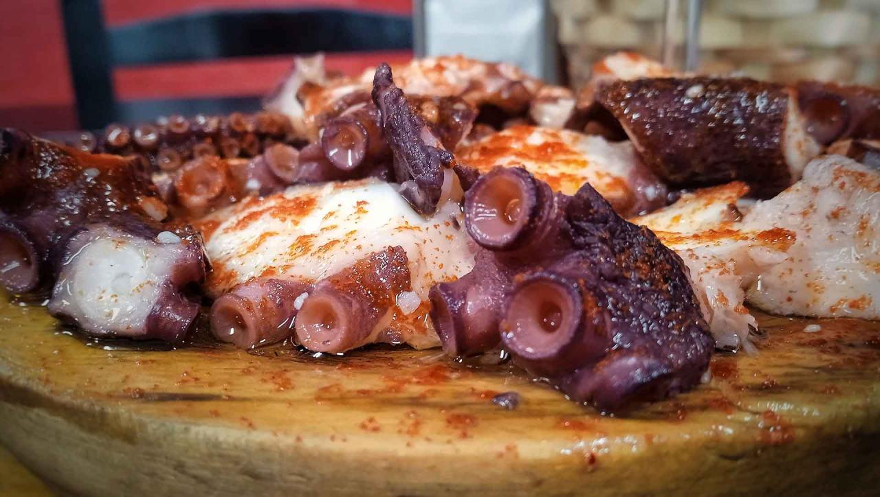 Albariño Food Pairing Galician-Style Octopus.