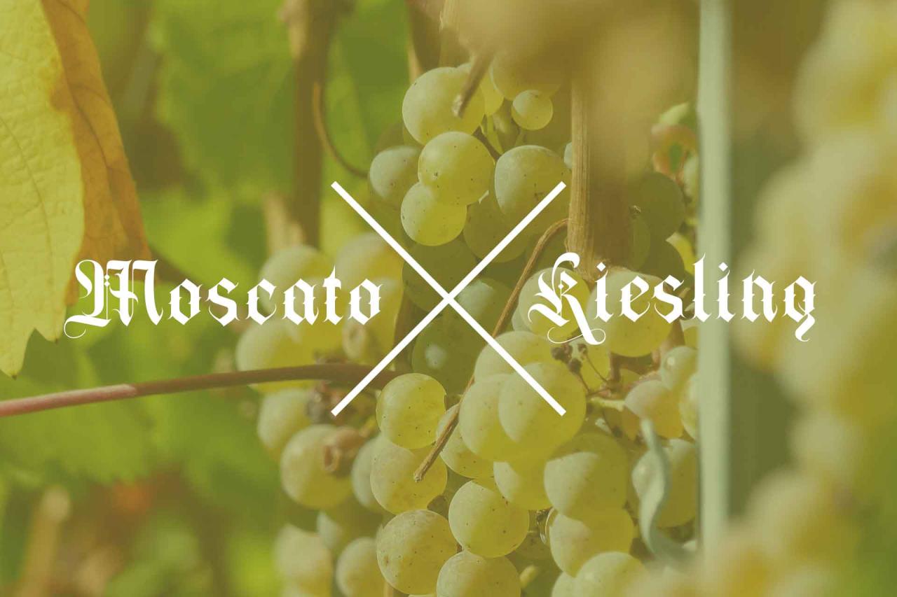 Moscato vs Riesling.